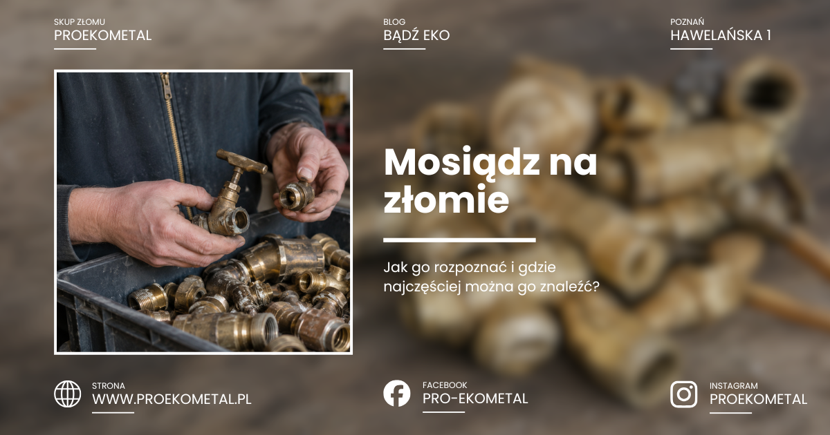 Mosiądz na złomie – jak go rozpoznać i gdzie najczęściej można go znaleźć?