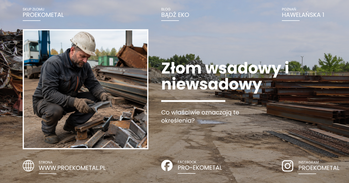 Złom wsadowy i niewsadowy – co właściwie oznaczają te określenia?